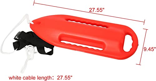 220N Swimming Rescue Buoy with 3 Handles and Waist Belt