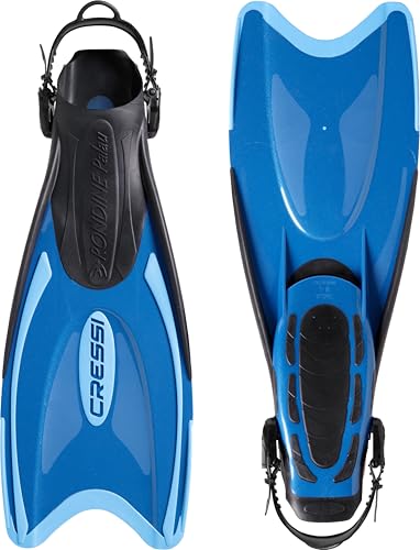 Cressi Palau Adult Snorkel Set with Dry Snorkel and Fins