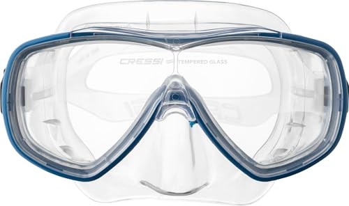 Cressi Palau Adult Snorkel Set with Dry Snorkel and Fins