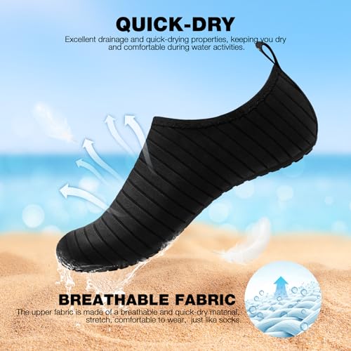 SIMARI Quick-Dry Water Shoes for Swimming and Beach Use