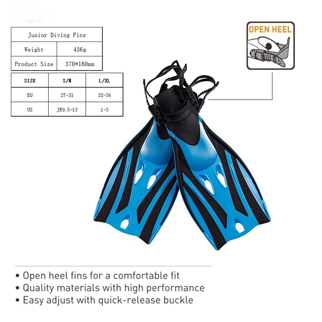 PGNEX Anti-Fog Diving Mask, Snorkel and Fins Set