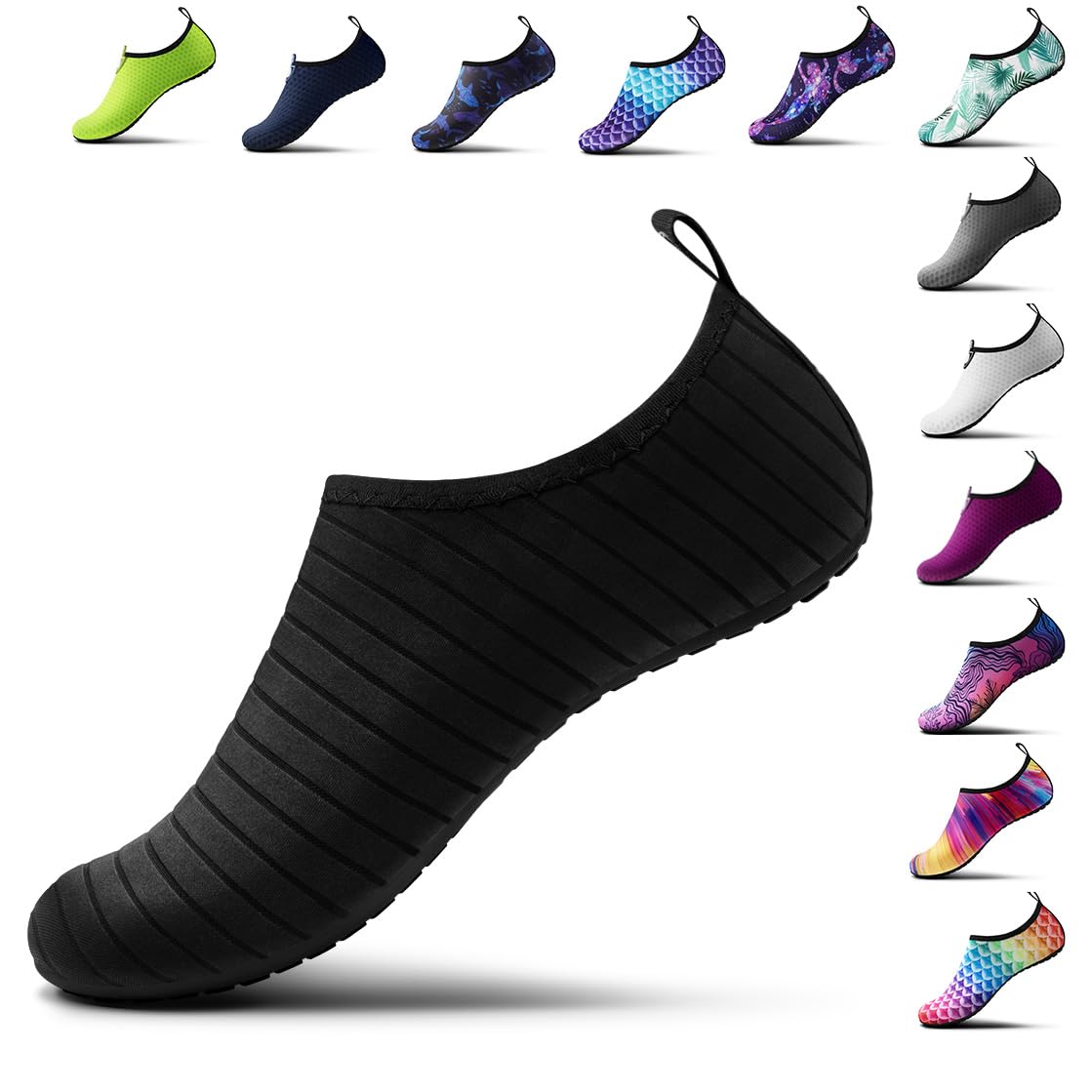 SIMARI Quick-Dry Water Shoes for Swimming and Beach Use
