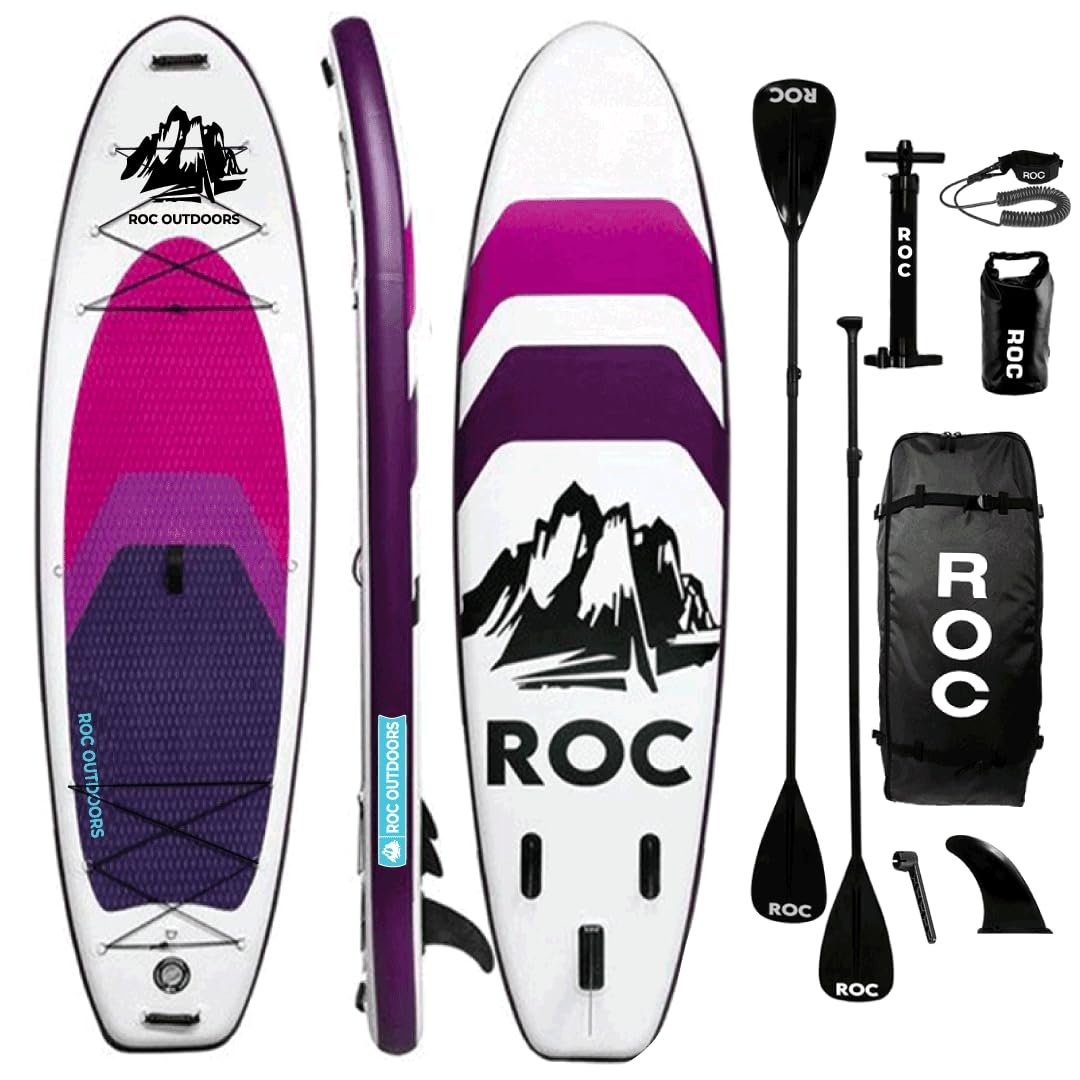 Roc 10'6" Inflatable Stand Up Paddle Board with Accessories