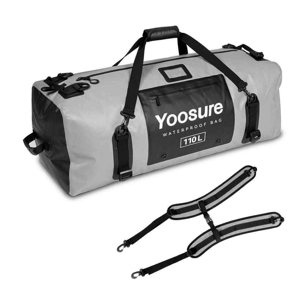 110L/130L Waterproof PVC Dry Duffel Bag with Airtight Zipper
