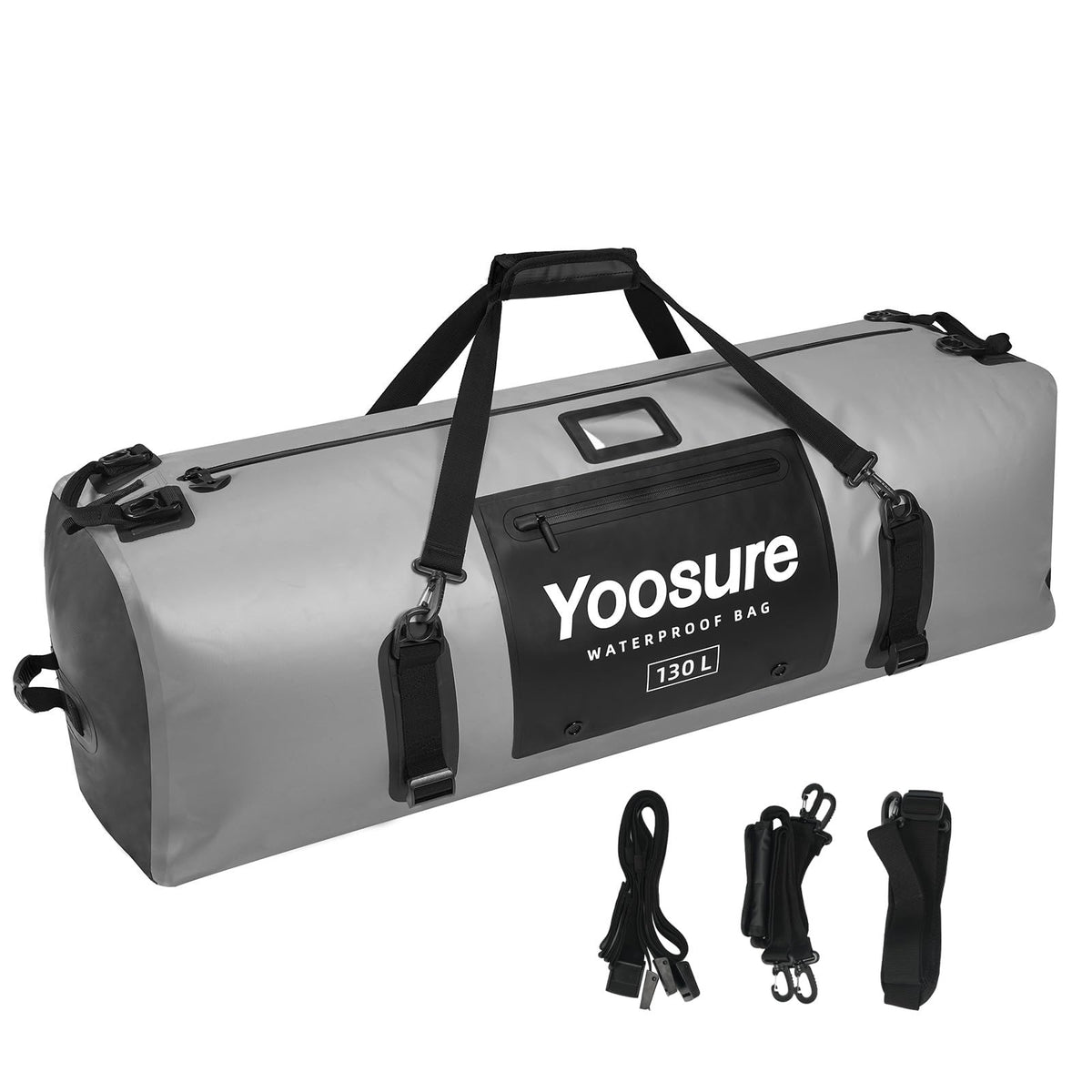 110L/130L Waterproof PVC Dry Duffel Bag with Airtight Zipper