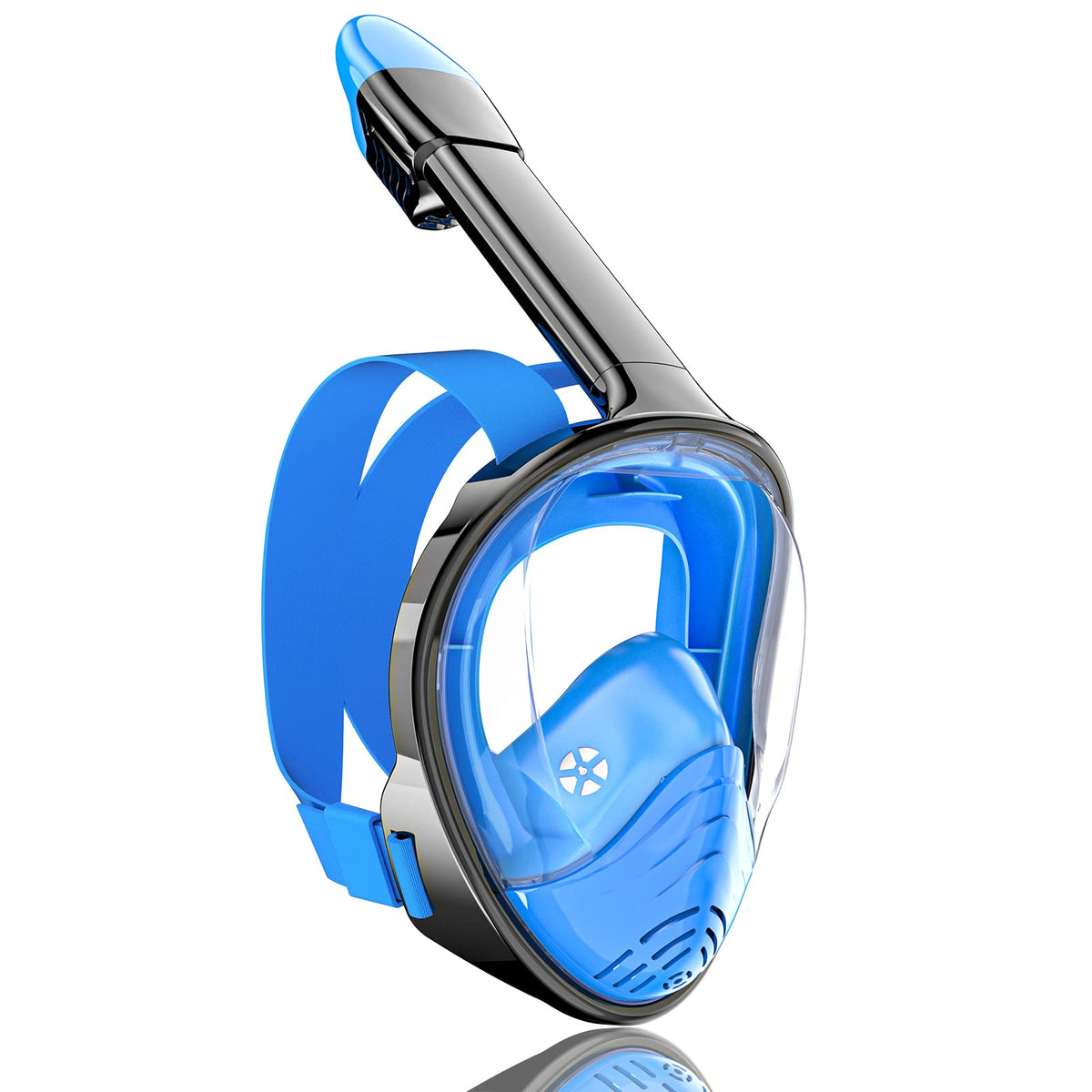 QingSong 180° Full-Face Snorkel Mask with Camera Mount