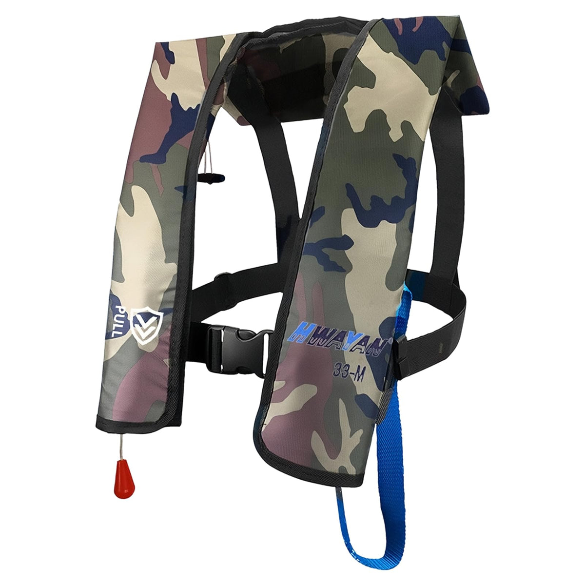 HWAYAN Manual Inflatable Adult Life Jacket Up to 330 lbs