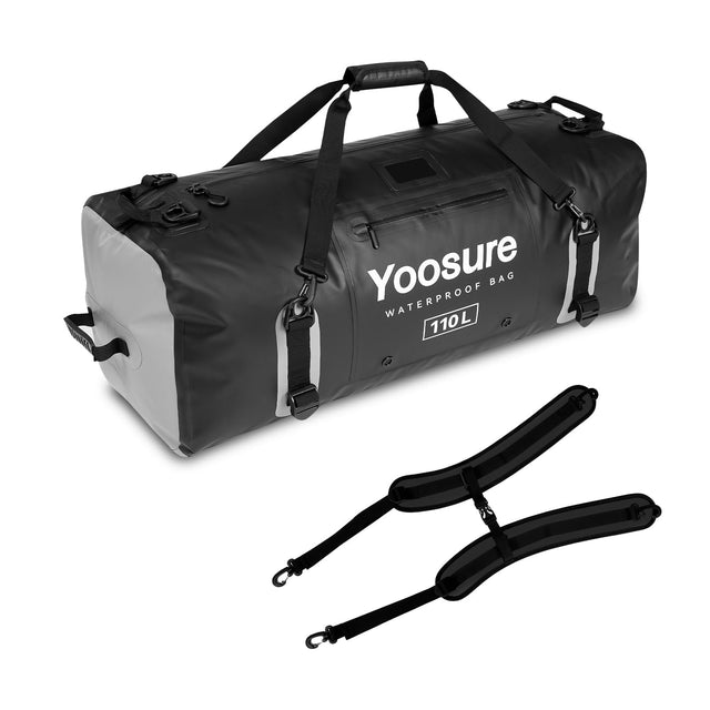 110L/130L Waterproof PVC Dry Duffel Bag with Airtight Zipper