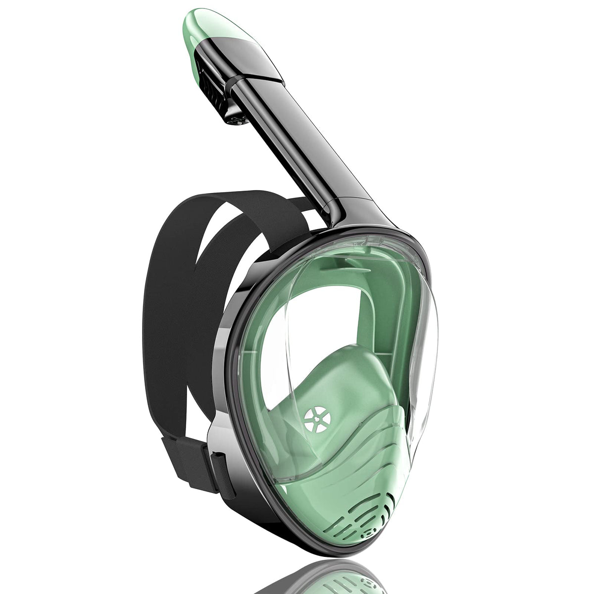 QingSong 180° Full-Face Snorkel Mask with Camera Mount