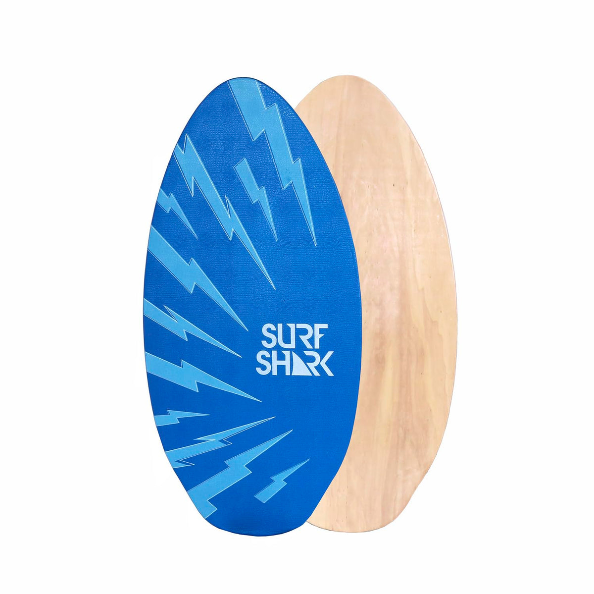 Deluxe Wooden Skimboard with EVA Grip Pad for Beach Use