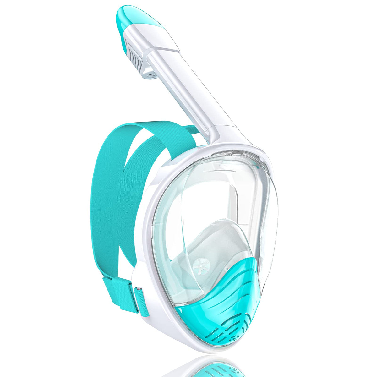QingSong 180° Full-Face Snorkel Mask with Camera Mount