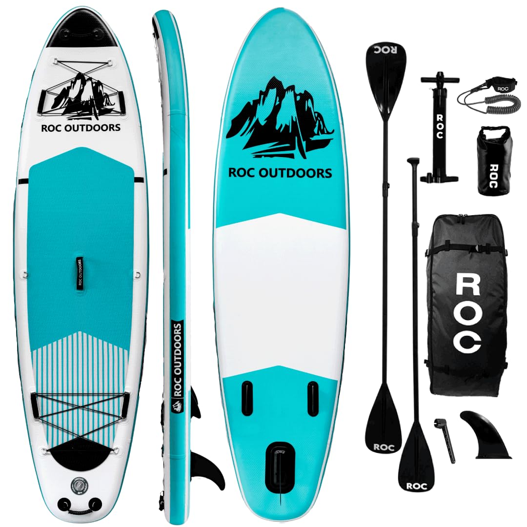 Roc 10'6" Inflatable Stand Up Paddle Board with Accessories