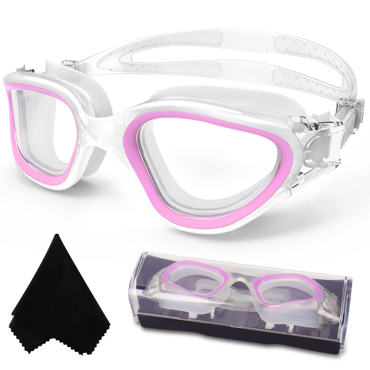 WIN.MAX Anti-Fog UV Protection Swim Goggles for Adults