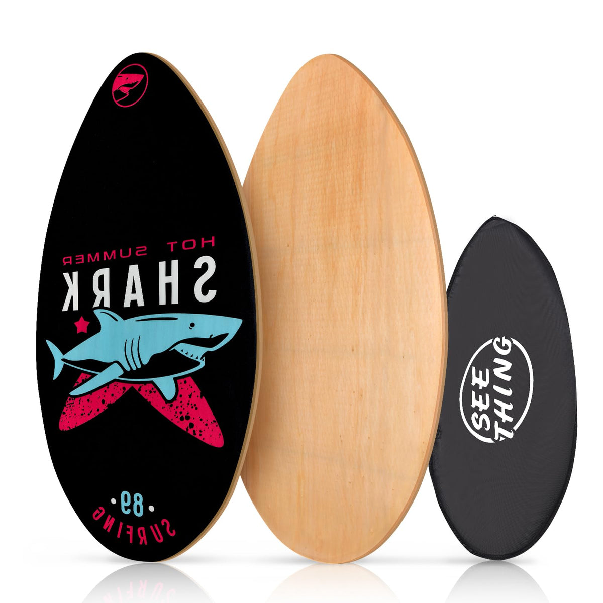 31-Inch Canadian Maple Skimboard for Kids and Beginners