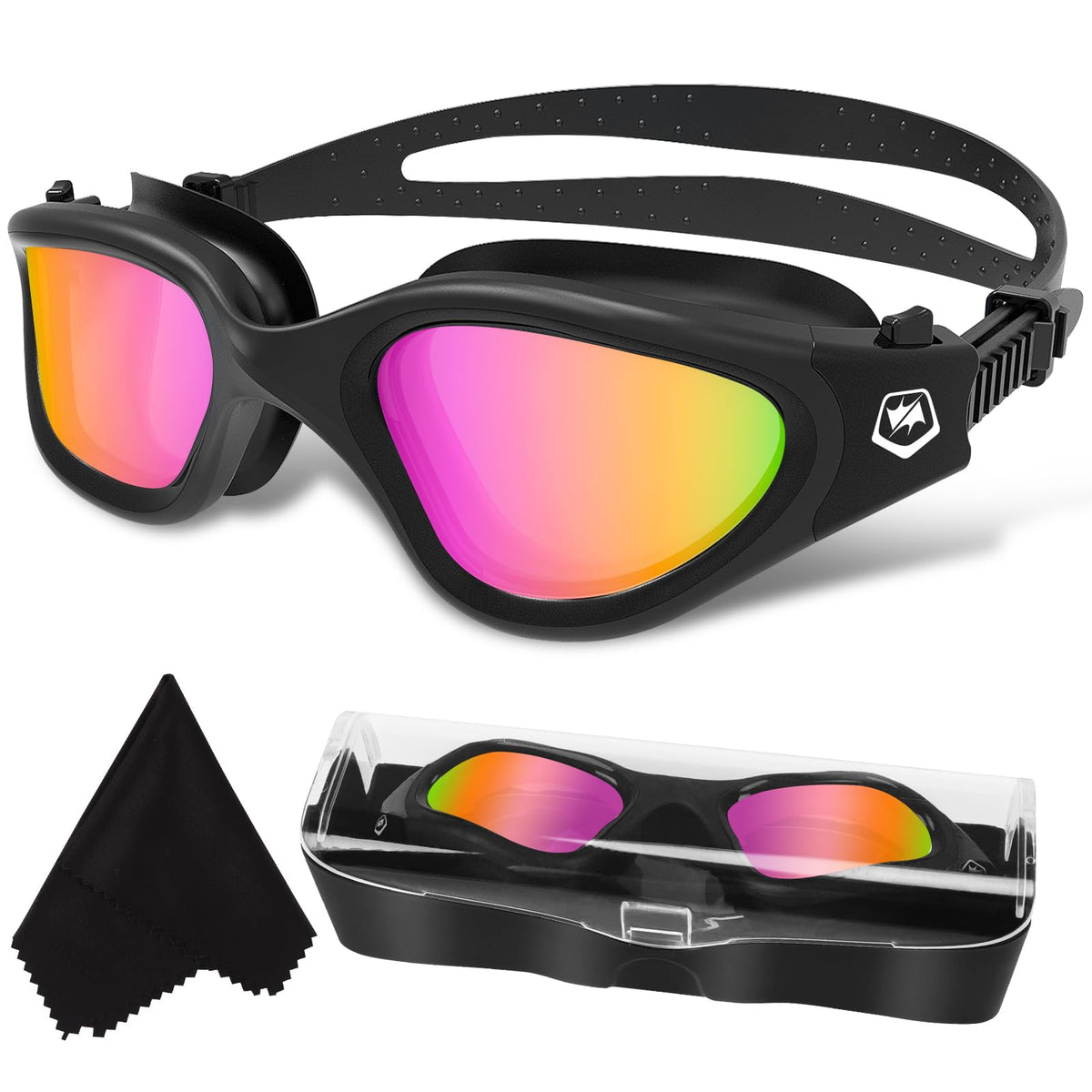 WIN.MAX Anti-Fog UV Protection Swim Goggles for Adults