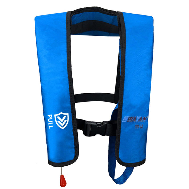 Manual Inflatable Adult Life Jacket with 330 lb Capacity