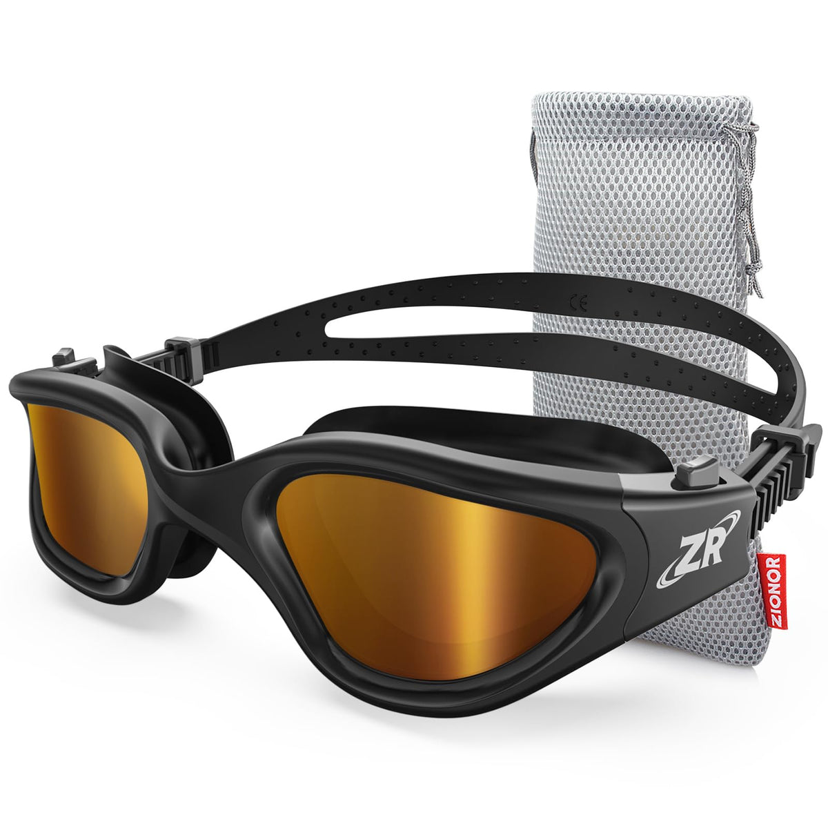 ZIONOR G1 Polarized Anti-Fog Swimming Goggles for Adults