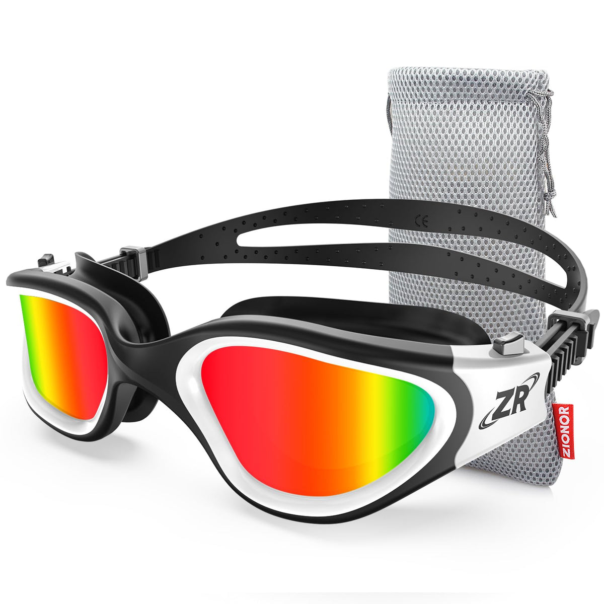 ZIONOR G1 Polarized Anti-Fog Swimming Goggles for Adults