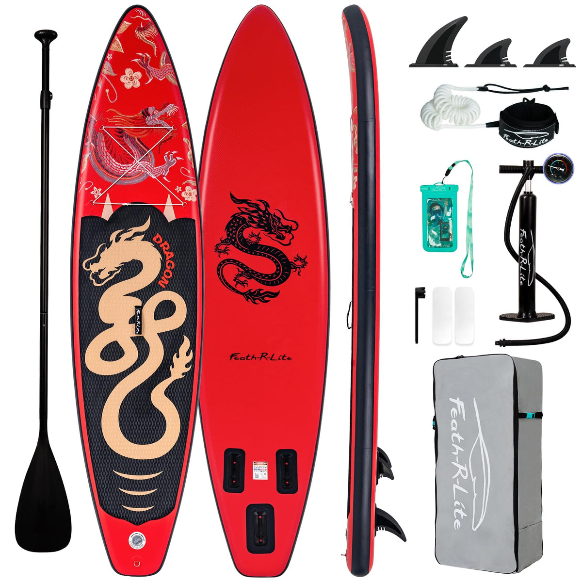 FunWater Inflatable Paddle Board with Beginner SUP Accessories