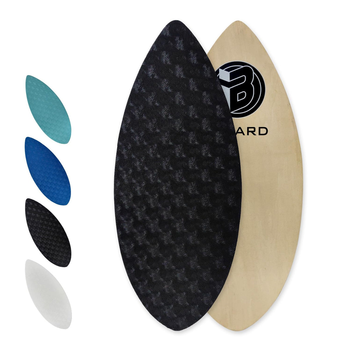 iBOARD Skipper Wooden Skimboard with Traction Pad
