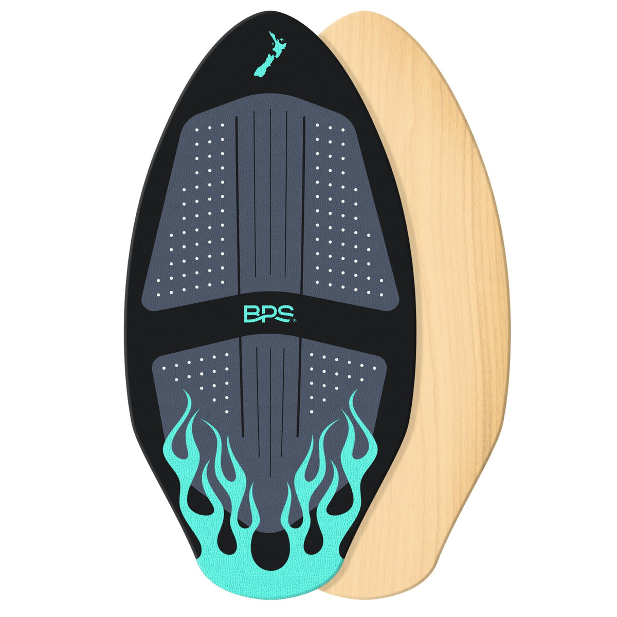 BPS Flame Wooden Skimboard for Kids and Adults