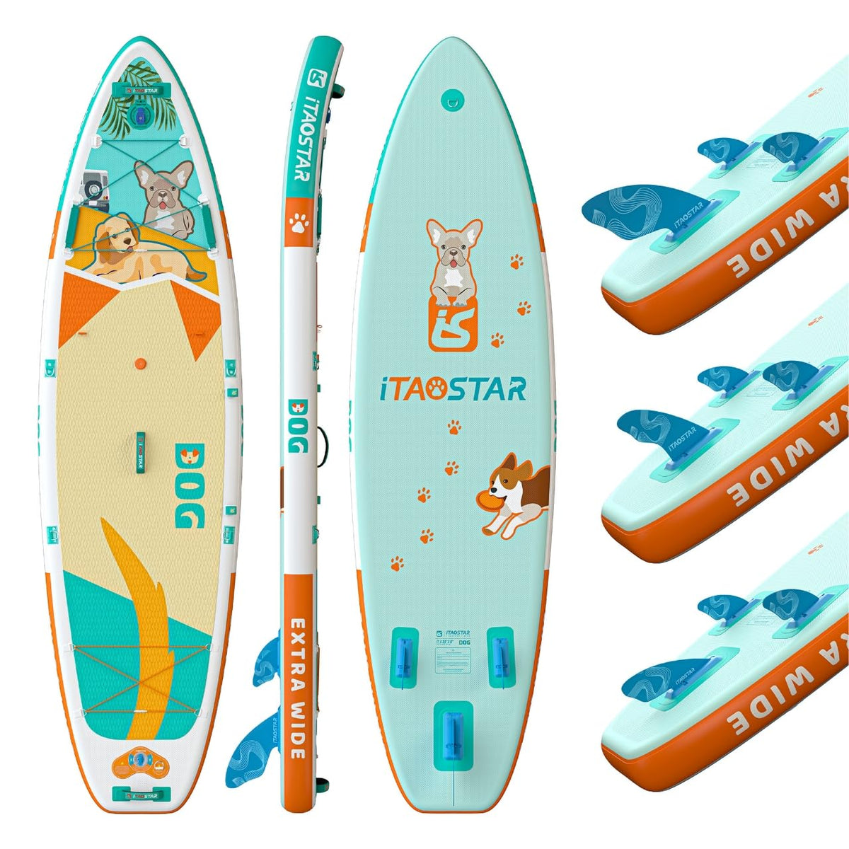 iTAOSTAR Joyful Voyagers Paddle Board with Full Accessories