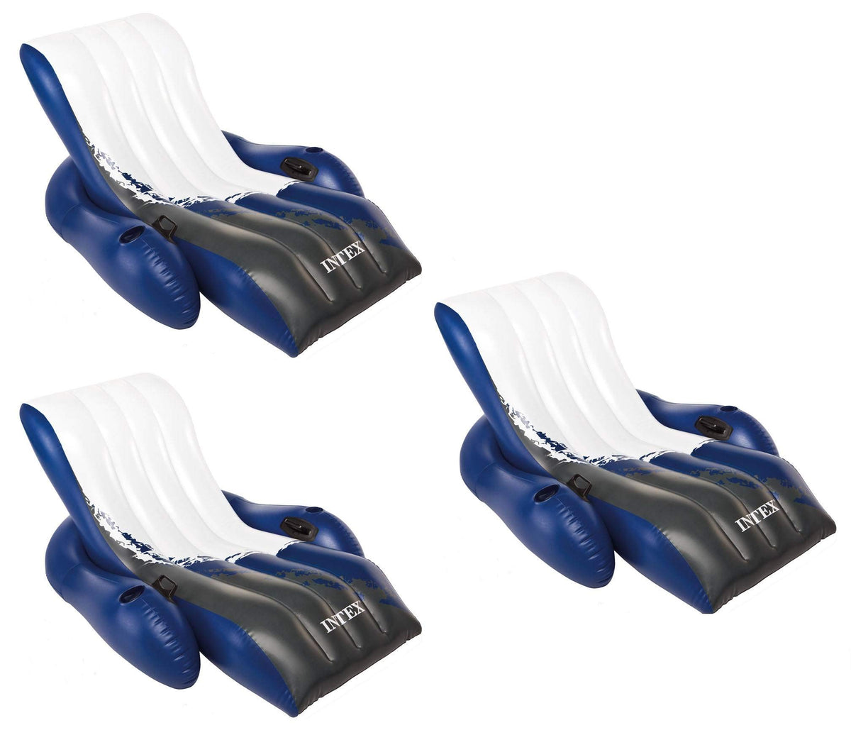 INTEX Inflatable Floating Pool Recliner Chair for Adults