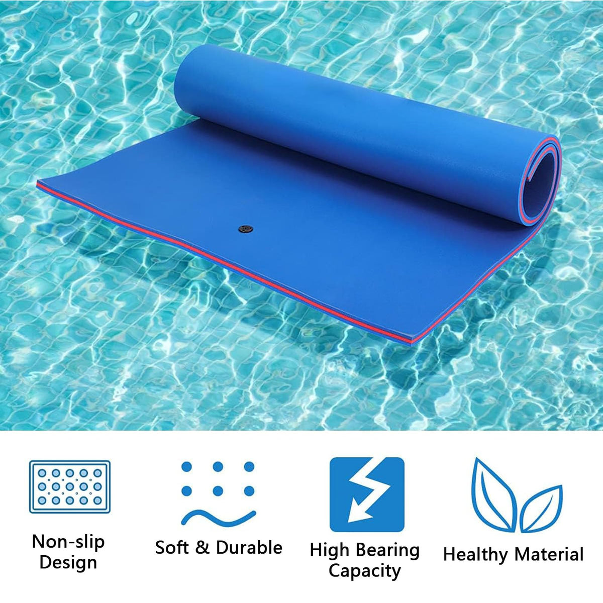 XPE Foam Floating Water Lounger for 2–3 People