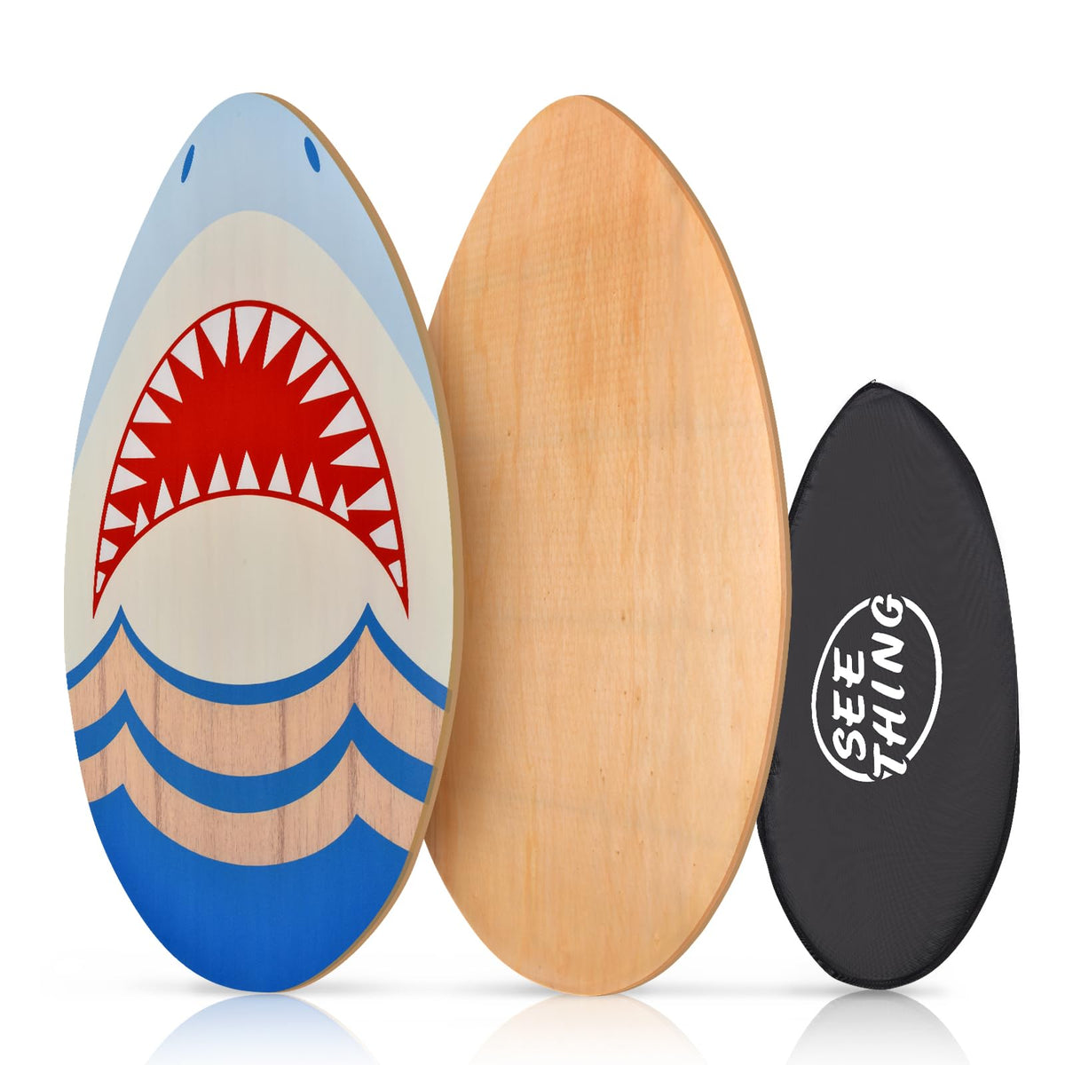 31-Inch Canadian Maple Skimboard for Kids and Beginners