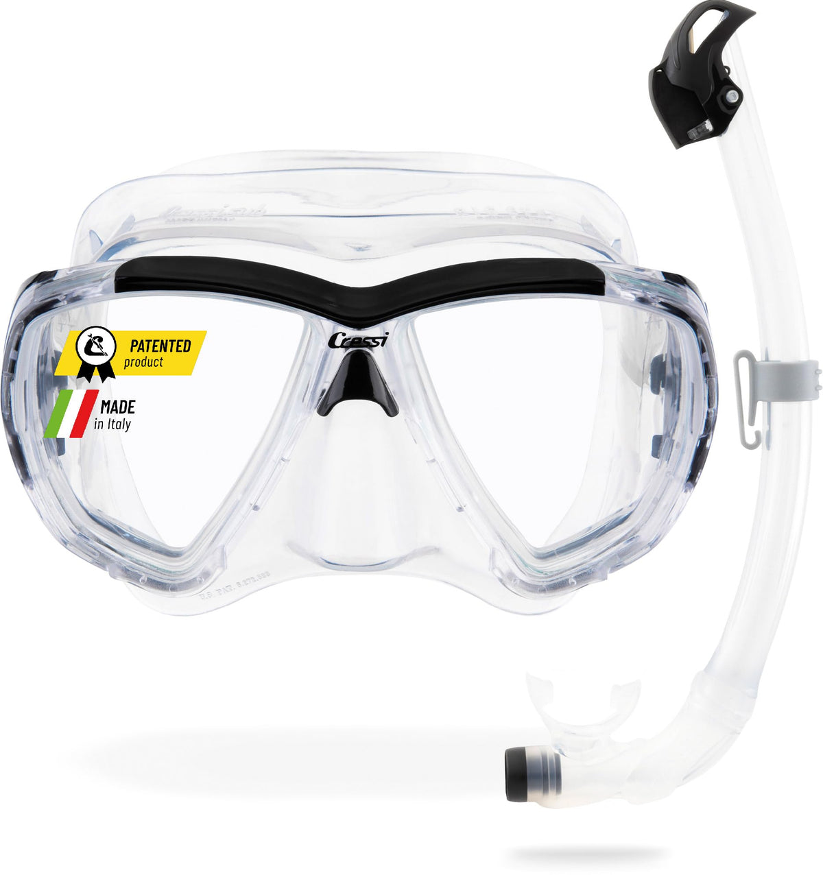 Cressi Big Eyes & Seal Dry Snorkeling Mask and Snorkel Kit