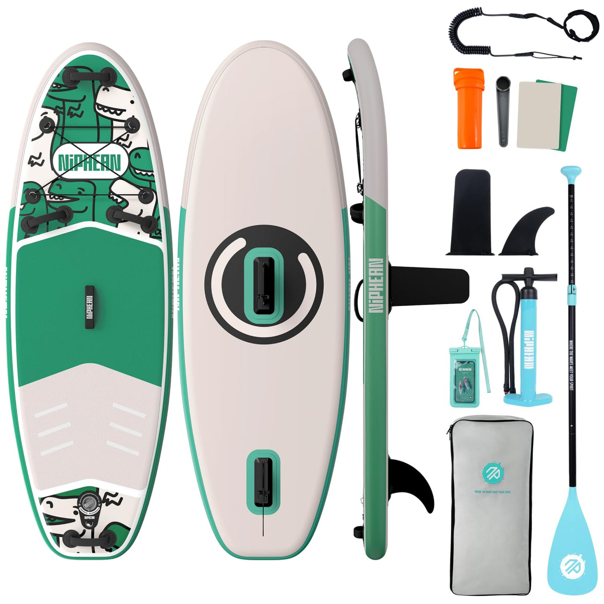 Niphean 10'6"/12'6" Inflatable SUP Board with Accessories