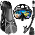 Vengreedo Adult Snorkeling Set with Mask, Fins & Dry Top