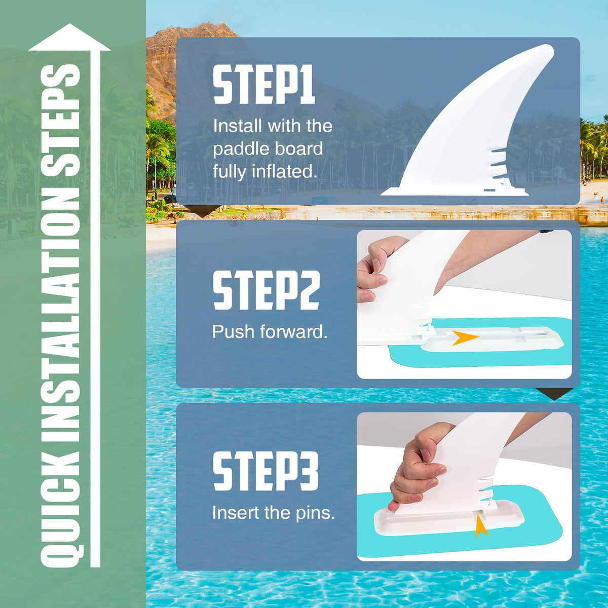 FunWater Inflatable Paddle Board with Beginner SUP Accessories