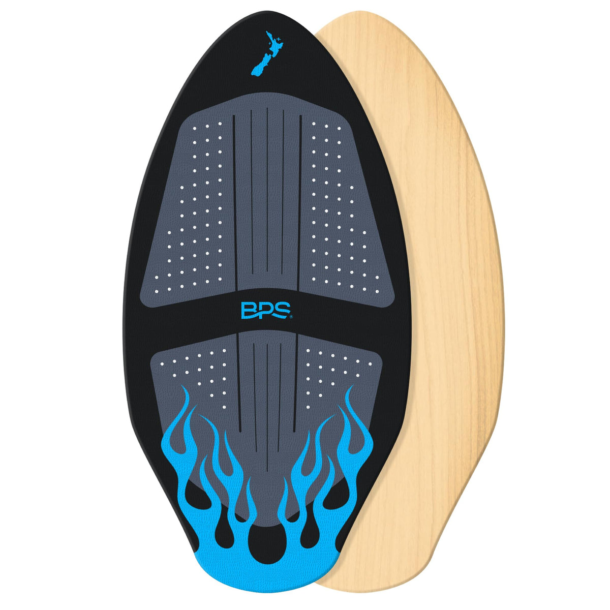 BPS Flame Wooden Skimboard for Kids and Adults