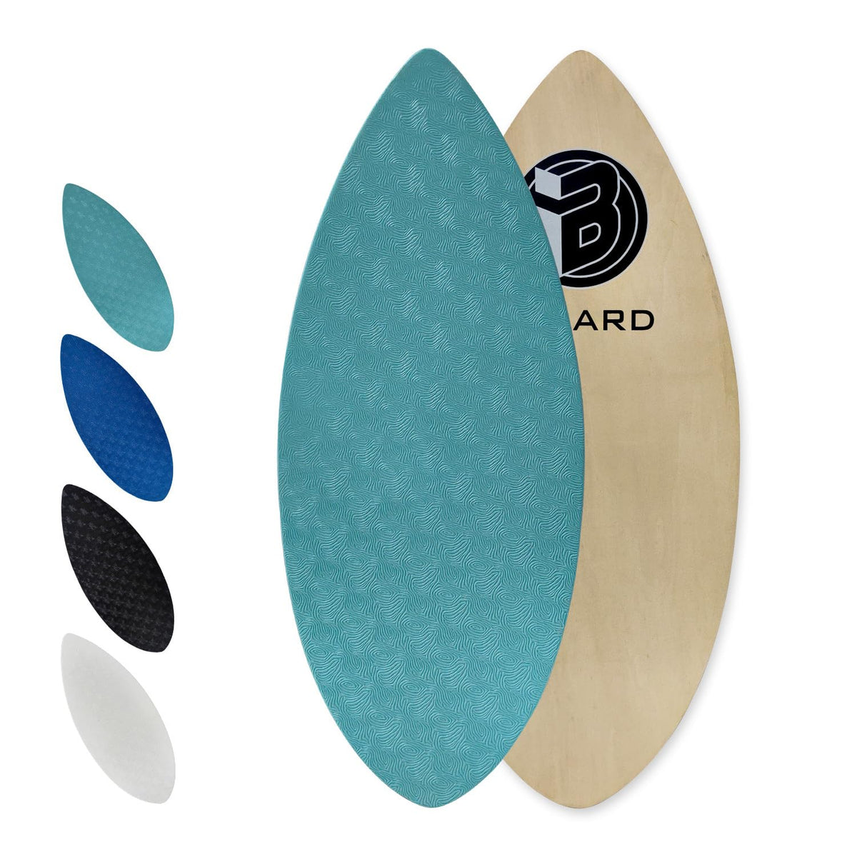 iBOARD Skipper Wooden Skimboard with Traction Pad