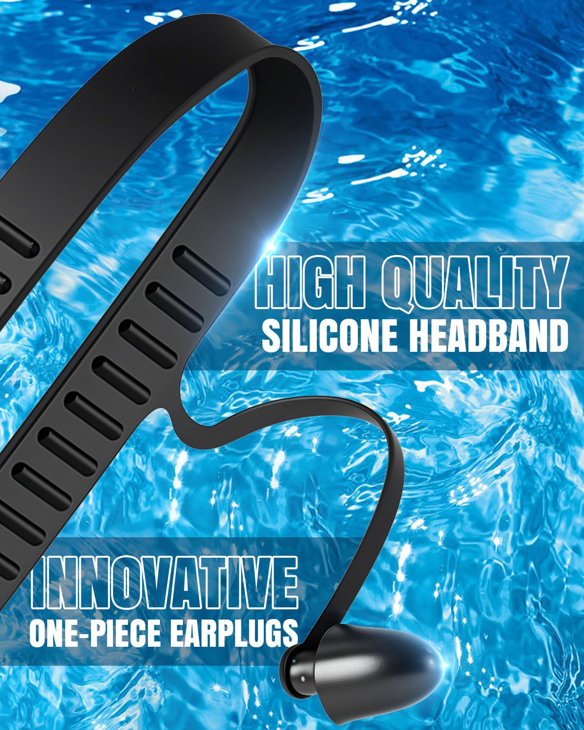 Rantizon 2-Pack Wide-View Anti-Fog UV Swim Goggles
