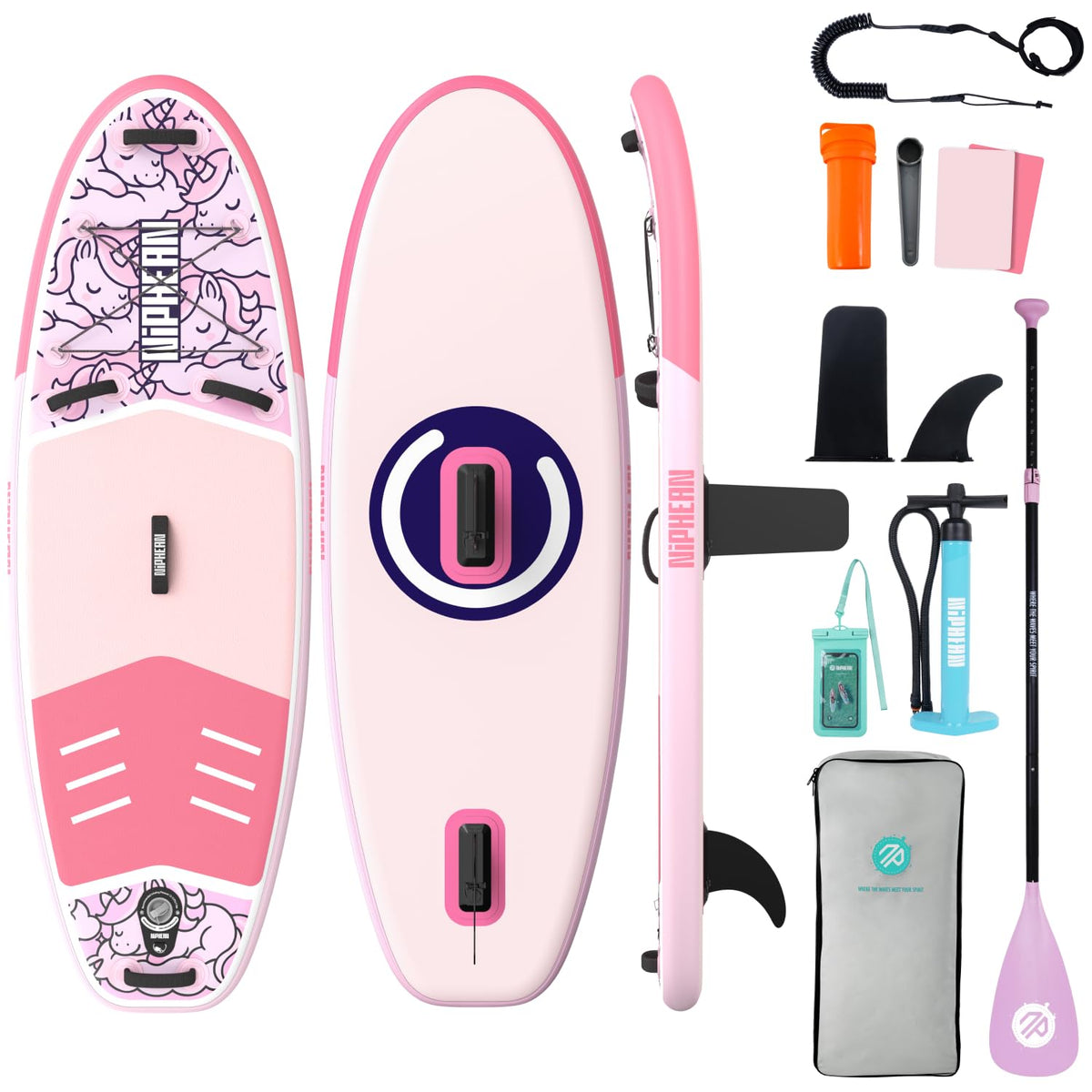 Niphean 10'6"/12'6" Inflatable SUP Board with Accessories