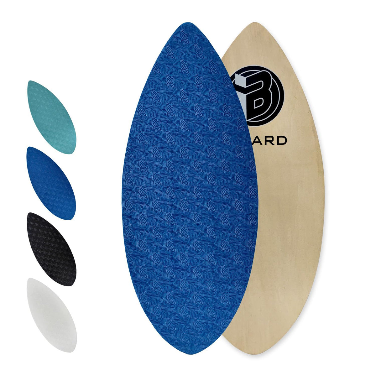 iBOARD Skipper Wooden Skimboard with Traction Pad