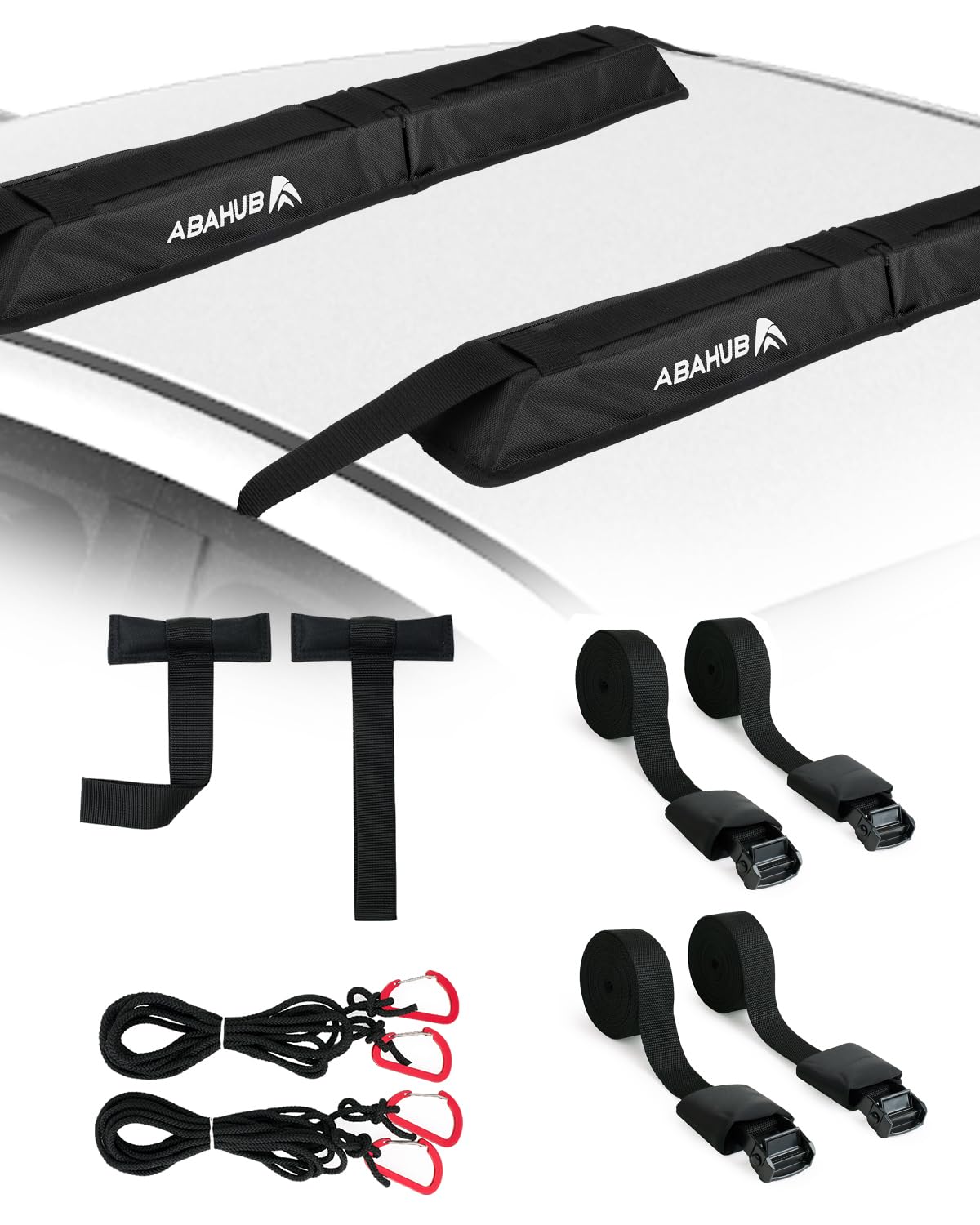 Soft Roof Rack Pads for Kayak and Surfboard Transport