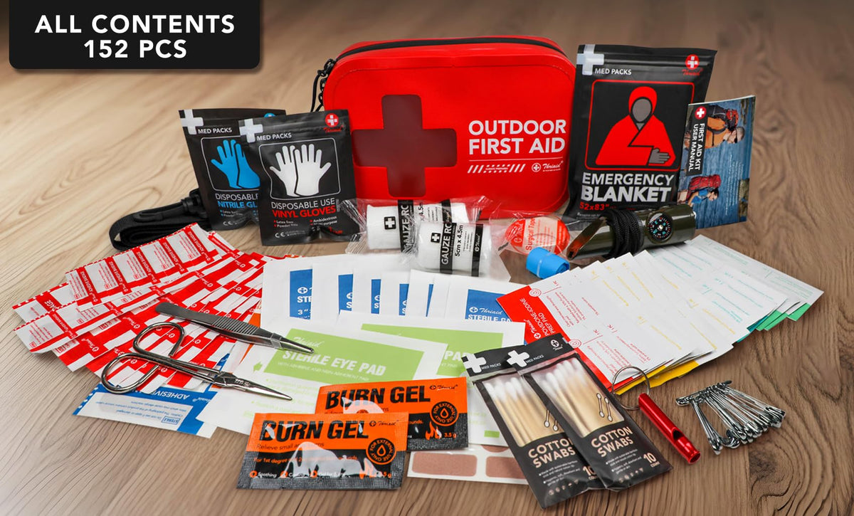 Waterproof First Aid Kit in Dry Bag for Boating Safety