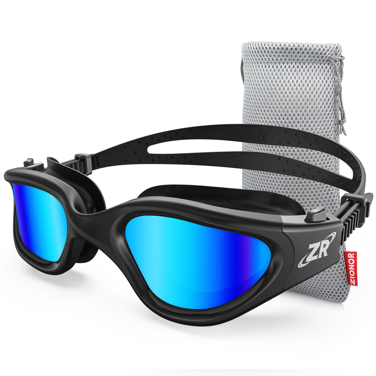 ZIONOR G1 Polarized Anti-Fog Swimming Goggles for Adults