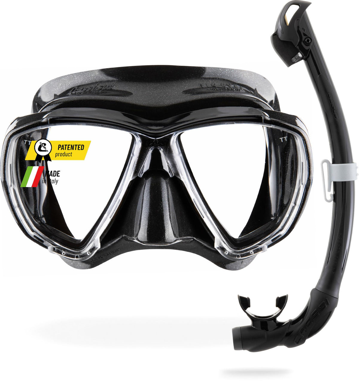 Cressi Big Eyes & Seal Dry Snorkeling Mask and Snorkel Kit