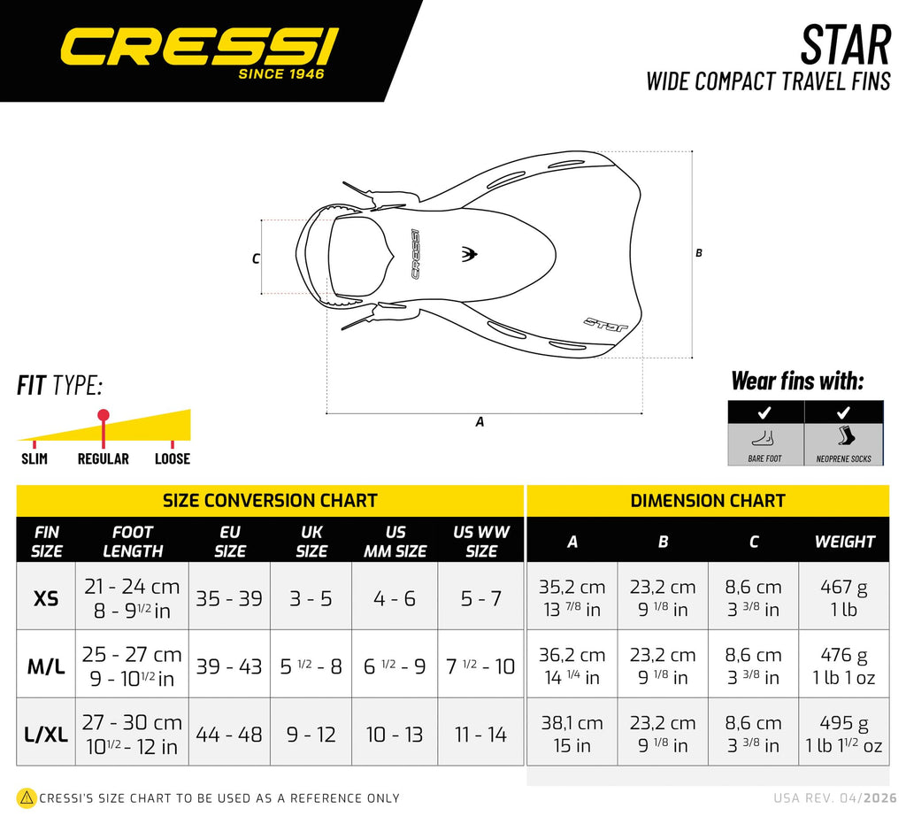 Cressi Voyager Adult Snorkel Set with Dry-Top Snorkel