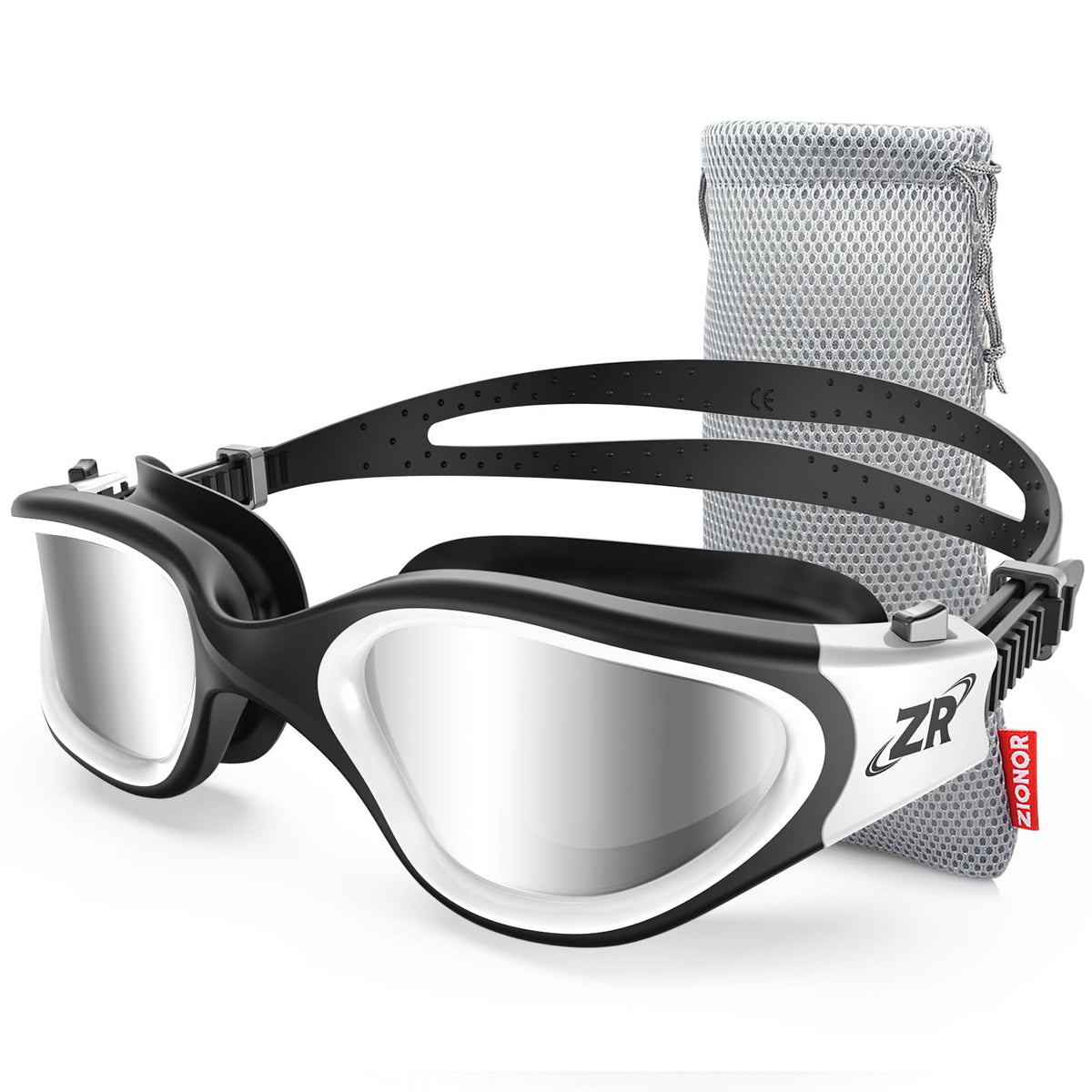 ZIONOR G1 Polarized Anti-Fog Swimming Goggles for Adults