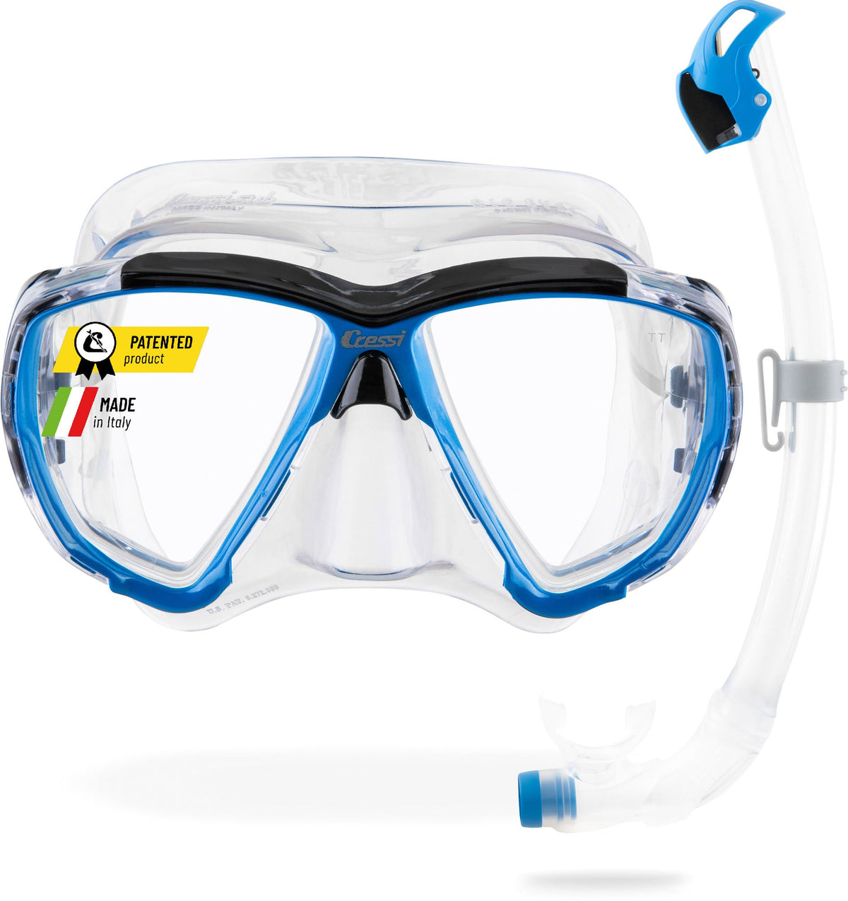 Cressi Big Eyes & Seal Dry Snorkeling Mask and Snorkel Kit