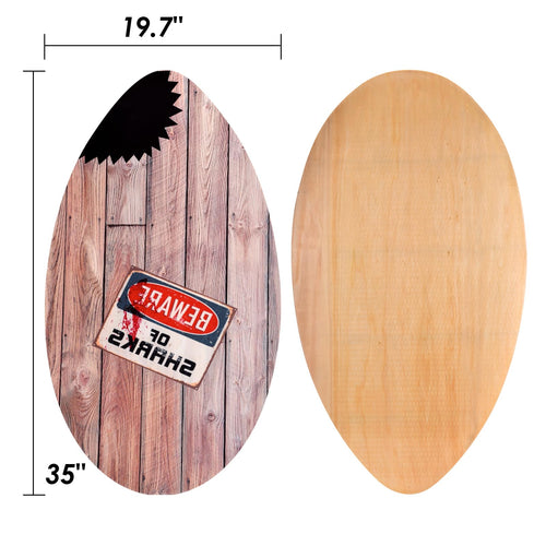 31-Inch Canadian Maple Skimboard for Kids and Beginners