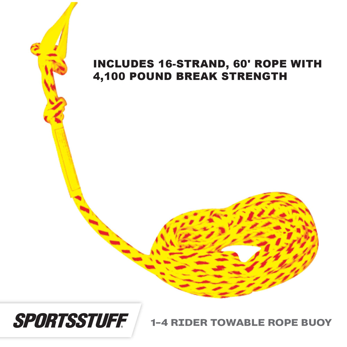 SportsStuff Booster Towable Tube Ball with 60-Foot Tow Rope