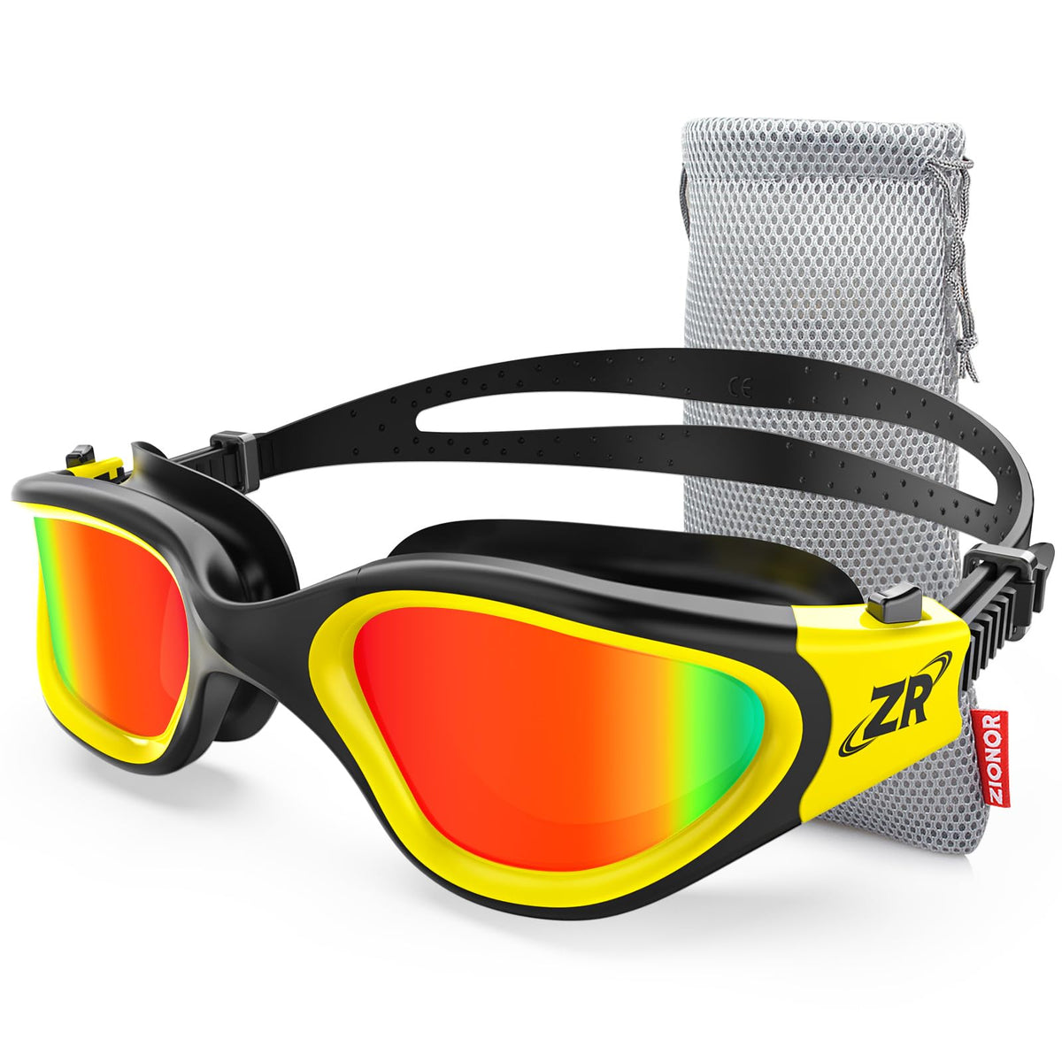 ZIONOR G1 Polarized Anti-Fog Swimming Goggles for Adults