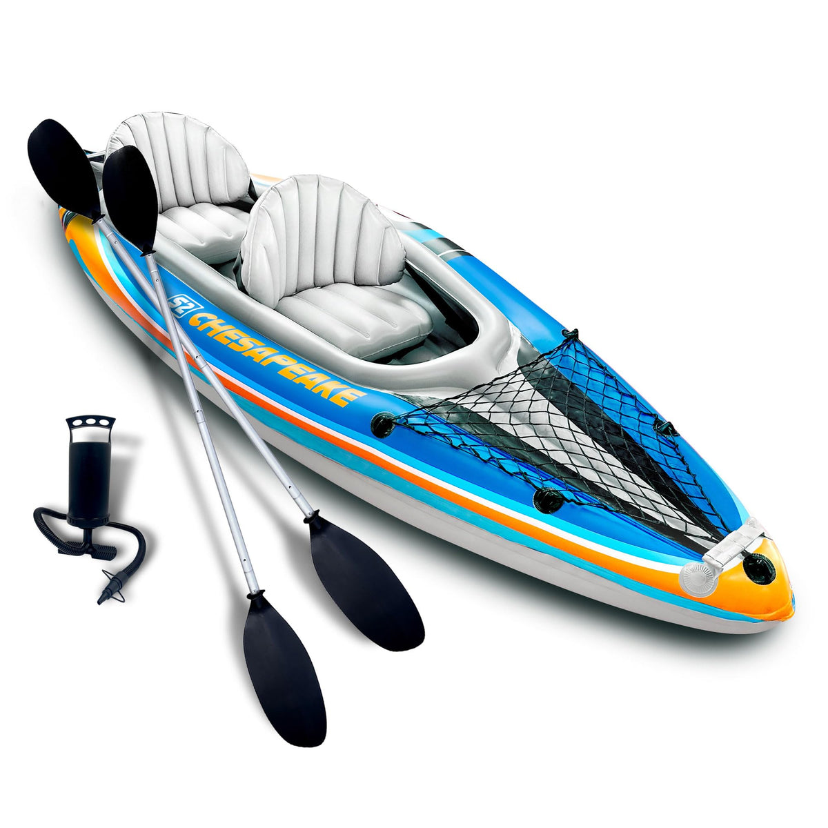 Sunlite Sports 2-Person Inflatable Kayak with Oars & Pump
