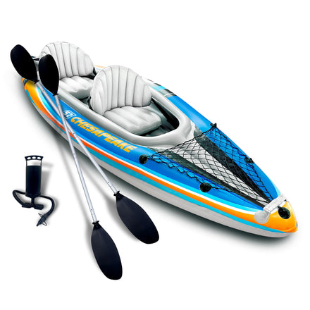 Sunlite Sports 2-Person Inflatable Kayak with Oars & Pump